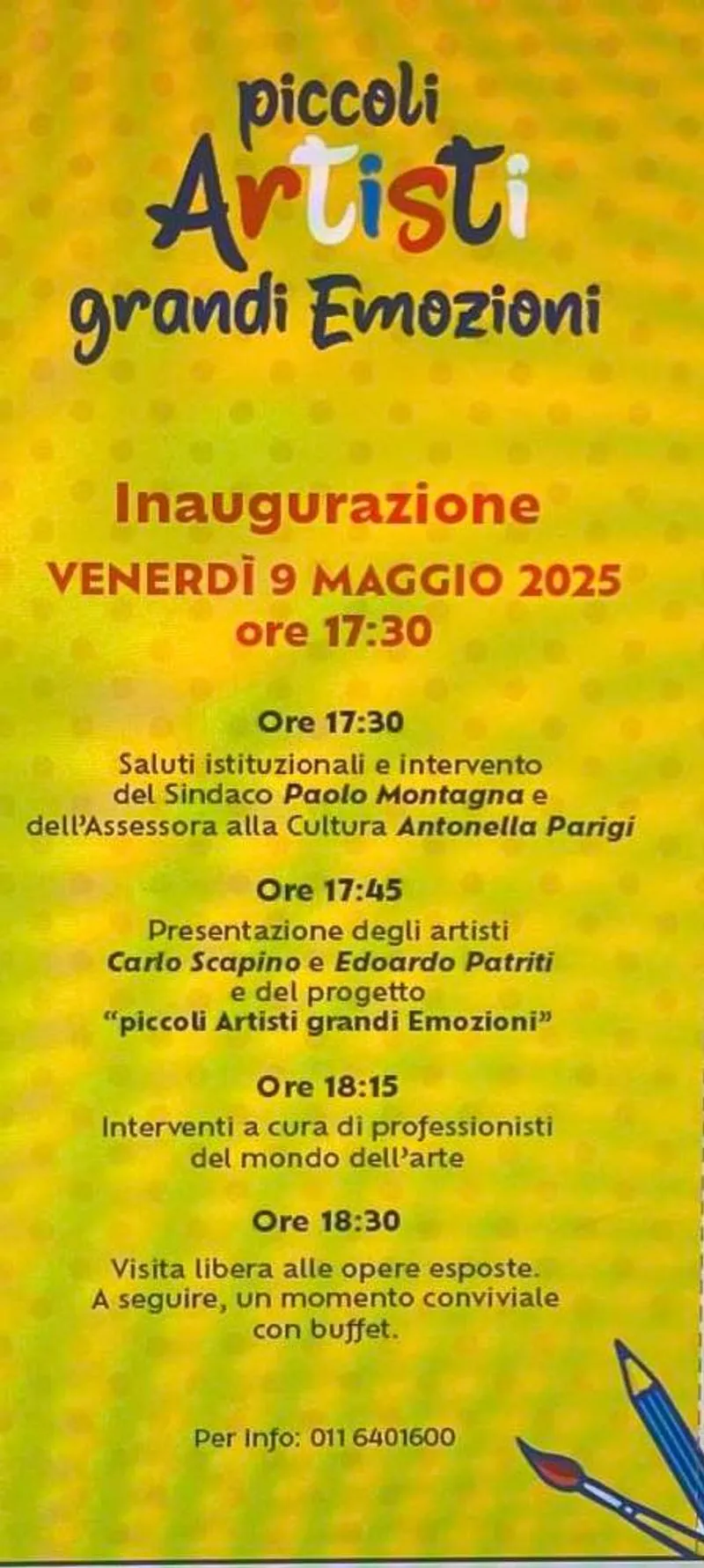 MONCALIERI - Piccoli artisti, grandi emozioni: in mostra le opere dei giovani Edoardo e Carlo