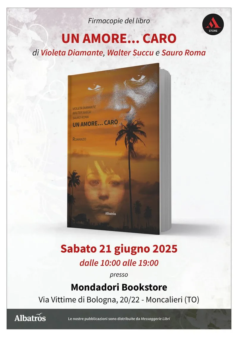 MONCALIERI - Alla Mondadori la presentazione del libro «Un amore... caro»