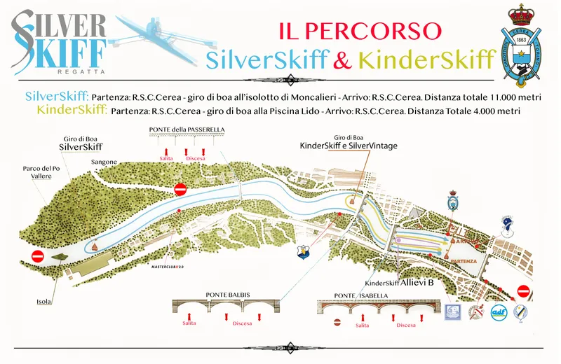 MONCALIERI - Tutto pronto per la «SilverSkiff», la prestigiosa regata sul fiume Po