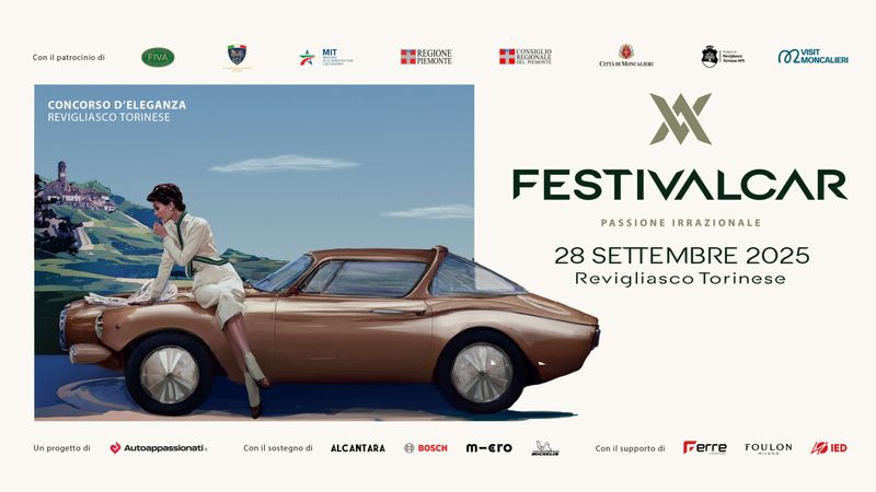 MONCALIERI - Torna il Concorso Internazionale d’Eleganza Festival Car tra Revigliasco e Santena