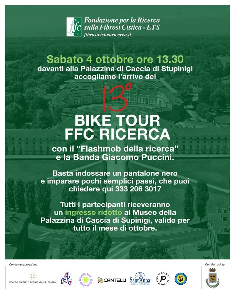 MONCALIERI-NICHELINO - Il bike tour dedicato alla ricerca e all’informazione sulla fibrosi cistica