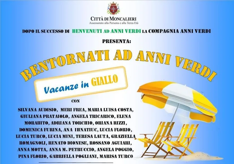 MONCALIERI - Alle Fonderie Teatrali Limone, «Bentornati ad Anni Verdi - Vacanze in giallo»