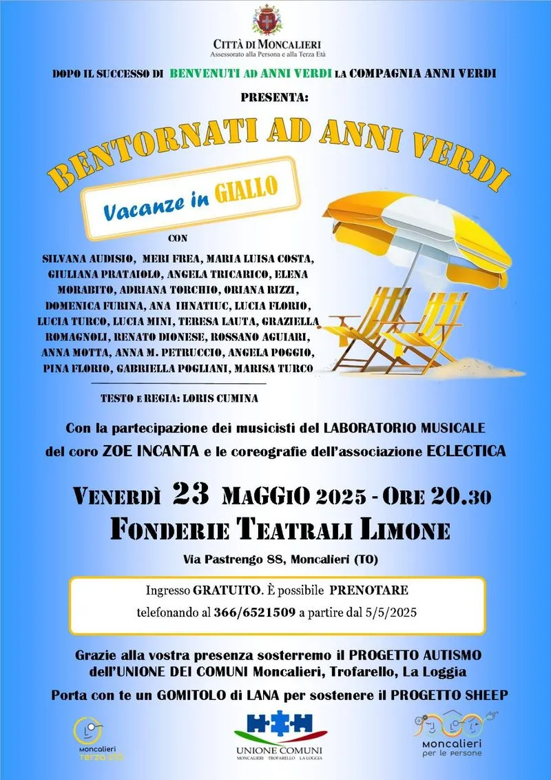 MONCALIERI - Alle Fonderie Teatrali Limone, «Bentornati ad Anni Verdi - Vacanze in giallo»