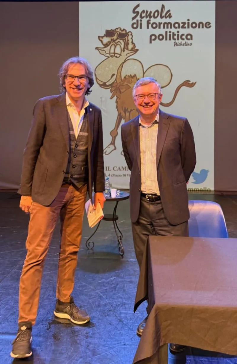 NICHELINO - Un successo l'incontro al teatro Superga con lo scrittore e storico Alessandro Barbero - FOTO