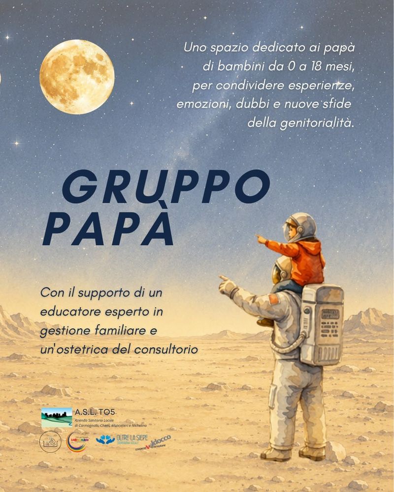 NICHELINO - Essere papà è un viaggio… e non bisogna affrontarlo da soli