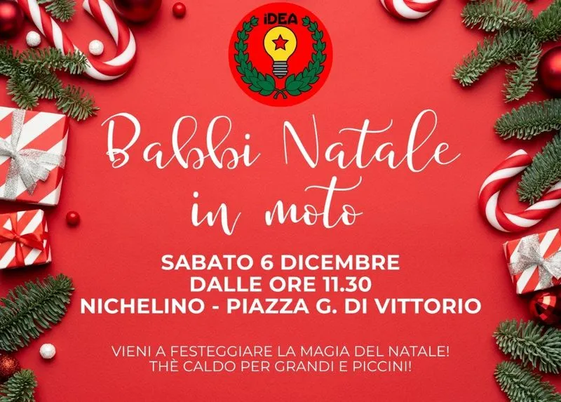 NICHELINO - Torna «Babbi Natale in Moto»: appuntamento sabato 6 dicembre in piazza Di Vittorio