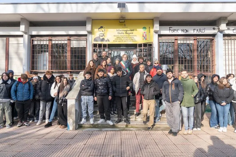 NICHELINO - L'informagiovani intitolato alla memoria di Giulio Regeni - FOTO