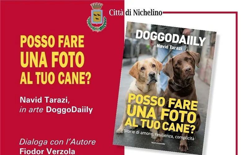 NICHELINO - Il libro di Navid Tarazi «Doggodaiily» sarà presentato in anteprima a Stupinigi