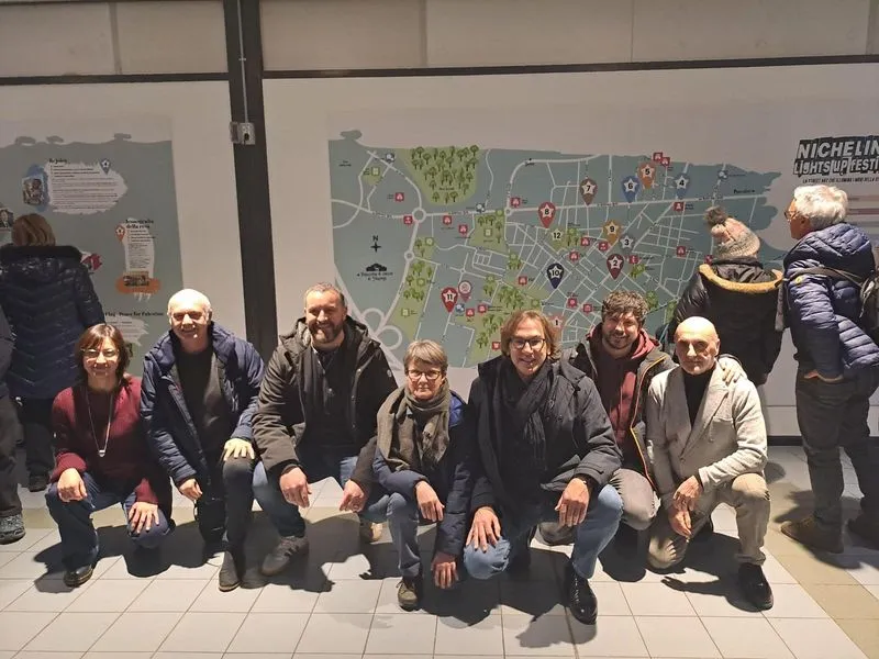 NICHELINO - Inaugurata la «Nichelino Lights Map»: la mappa che racconta la città come museo a cielo aperto