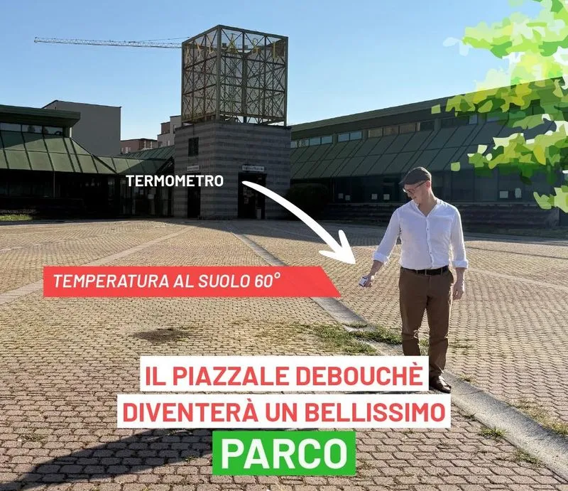 NICHELINO - Rivoluzione verde in città: il piazzale dell'Asl di Debouchè diventerà un parco pubblico