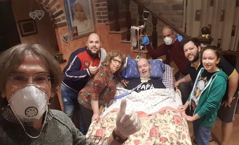 NICHELINO - In lacrime per la morte di Piero Floreno, malato di Sla nominato Cavaliere della Repubblica