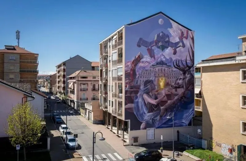NICHELINO - Un tour per le vie della città alla scoperta dei murales e della street art