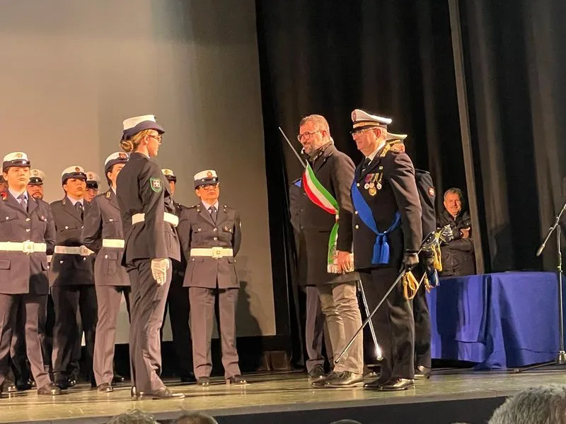 NOLE - Polizia locale, l'agente Giada Di Marco entra in servizio - FOTO
