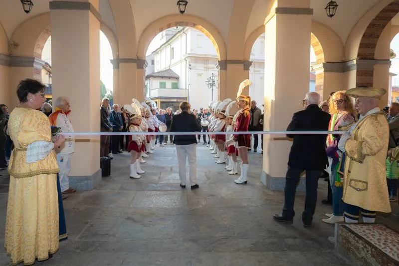 ORBASSANO - Inaugurata la mostra sui 70 anni di Olimpiadi invernali - FOTO