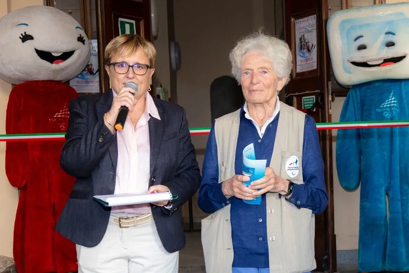 ORBASSANO - Inaugurata la mostra sui 70 anni di Olimpiadi invernali - FOTO
