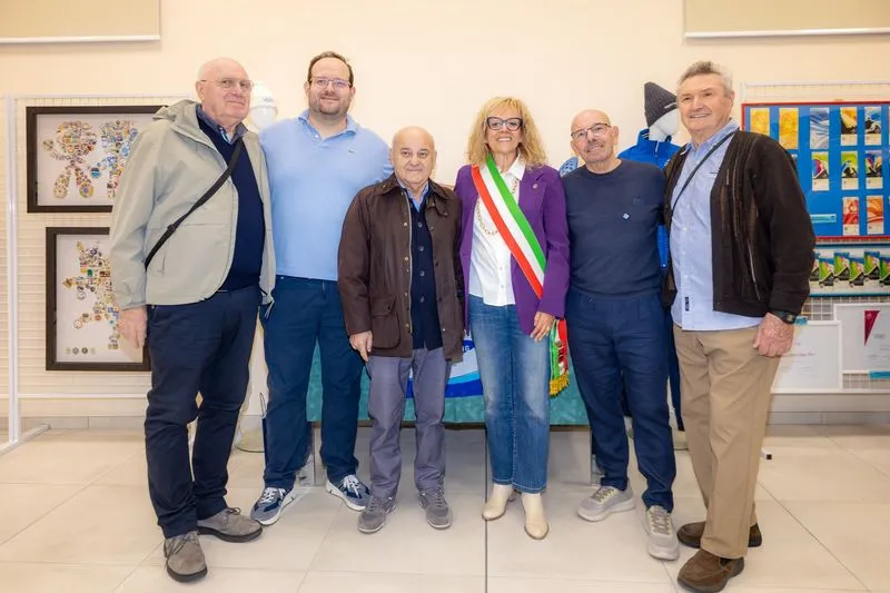 ORBASSANO - Inaugurata la mostra sui 70 anni di Olimpiadi invernali - FOTO