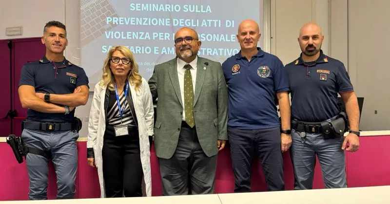 ORBASSANO - Aggressioni in ospedale, medici e infermieri «a lezione» con gli agenti della Polizia di Stato