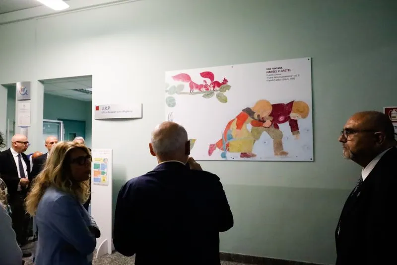 ORBASSANO - L'arte come valore terapeutico: al San Luigi i grandi illustratori italiani - FOTO