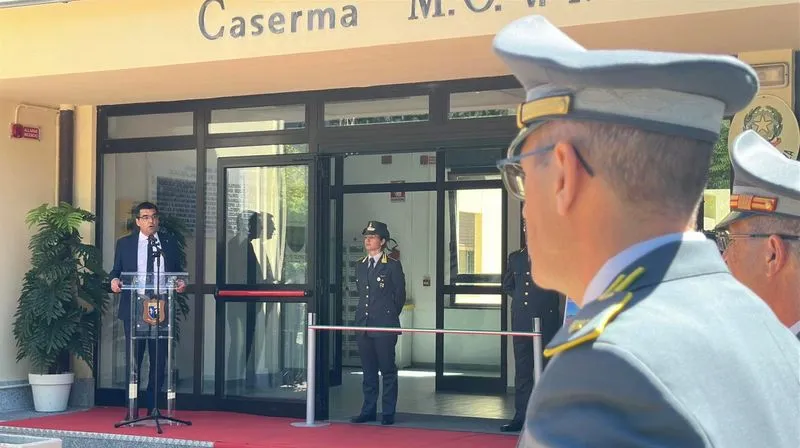 ORBASSANO - Inaugurata la ristrutturata caserma della Guardia di finanza - FOTO