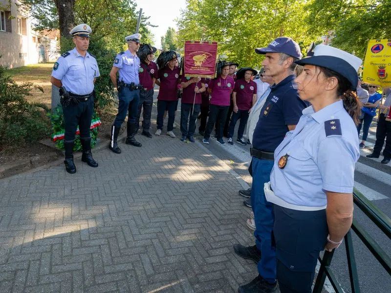 ORBASSANO - Ricordato Valter Mollo, agente di polizia locale tragicamente morto in servizio - FOTO