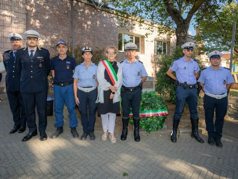 ORBASSANO - Ricordato Valter Mollo, agente di polizia locale tragicamente morto in servizio - FOTO