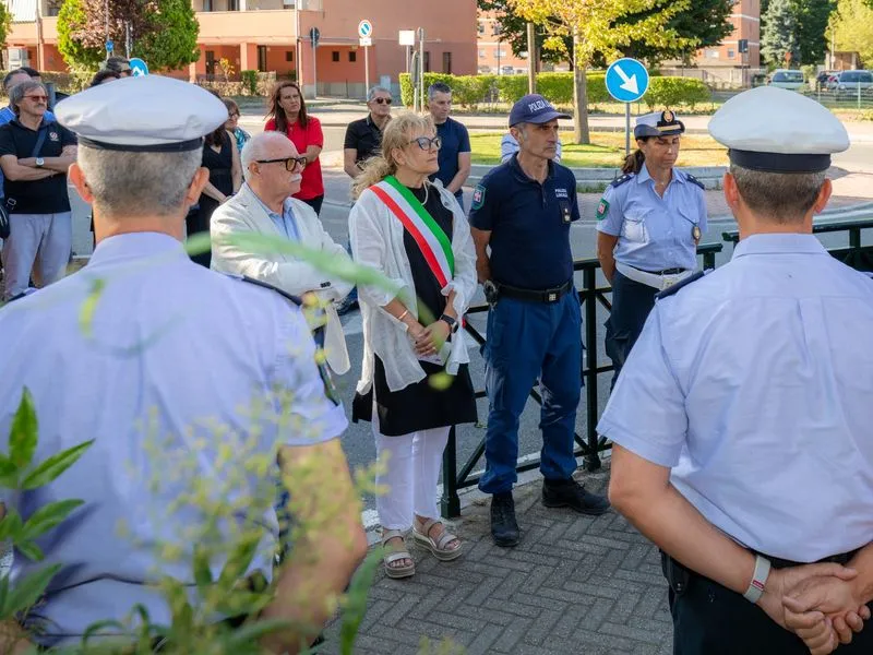 ORBASSANO - Ricordato Valter Mollo, agente di polizia locale tragicamente morto in servizio - FOTO