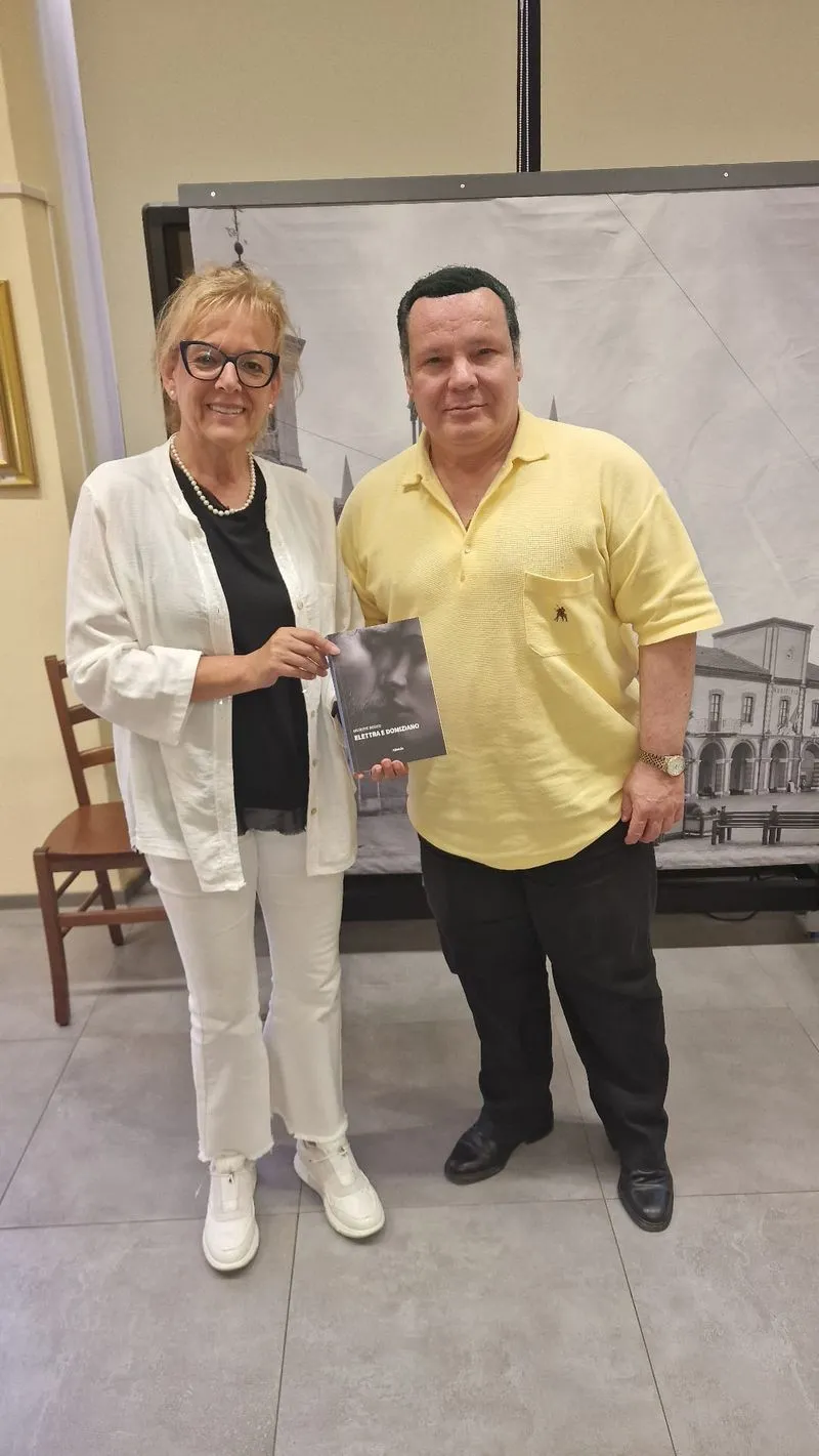 ORBASSANO - Il compositore Giuseppe Bossio ospite a palazzo Comunale - FOTO