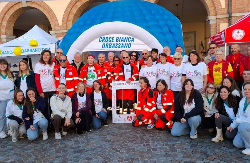 ORBASSANO - Giornata del Cuore 2025 con medici, infermieri e studenti dell'ospedale San Luigi - FOTO