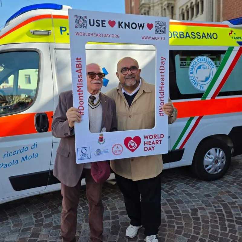 ORBASSANO - Giornata del Cuore 2025 con medici, infermieri e studenti dell'ospedale San Luigi - FOTO