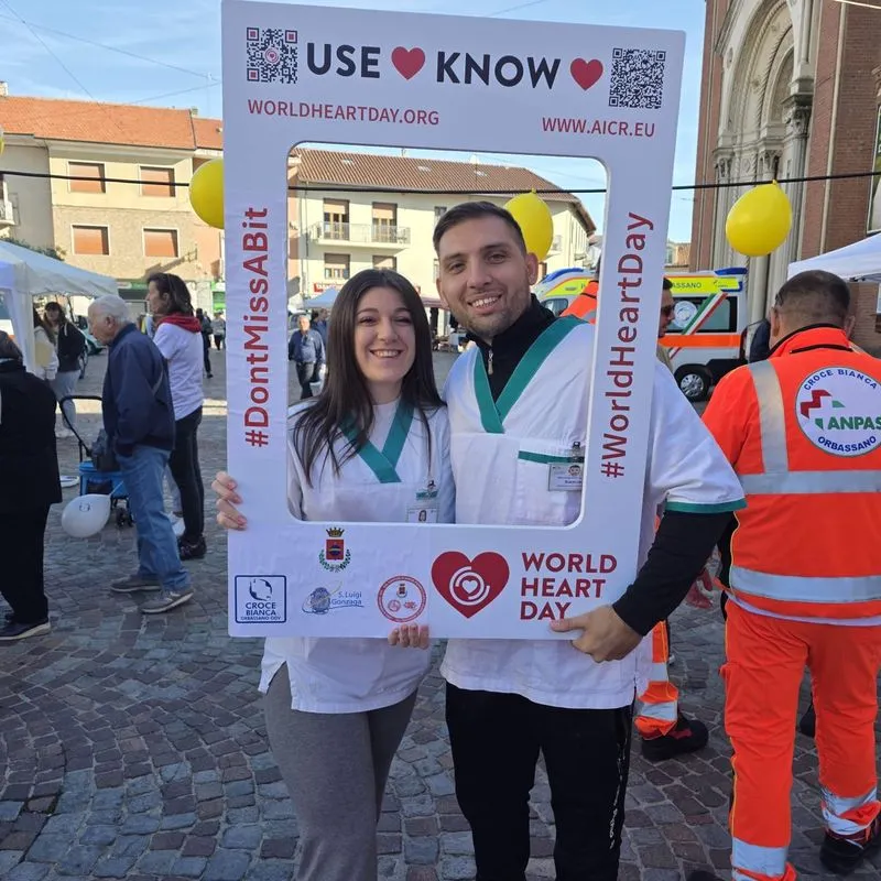 ORBASSANO - Giornata del Cuore 2025 con medici, infermieri e studenti dell'ospedale San Luigi - FOTO