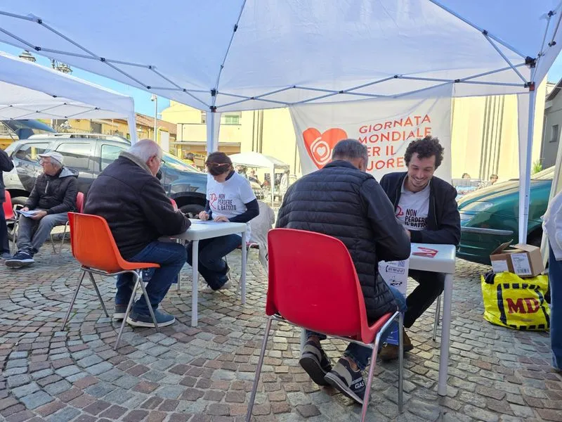 ORBASSANO - Giornata del Cuore 2025 con medici, infermieri e studenti dell'ospedale San Luigi - FOTO