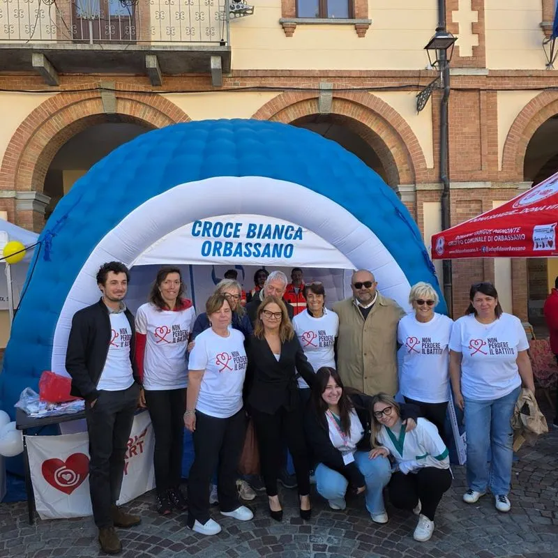 ORBASSANO - Giornata del Cuore 2025 con medici, infermieri e studenti dell'ospedale San Luigi - FOTO