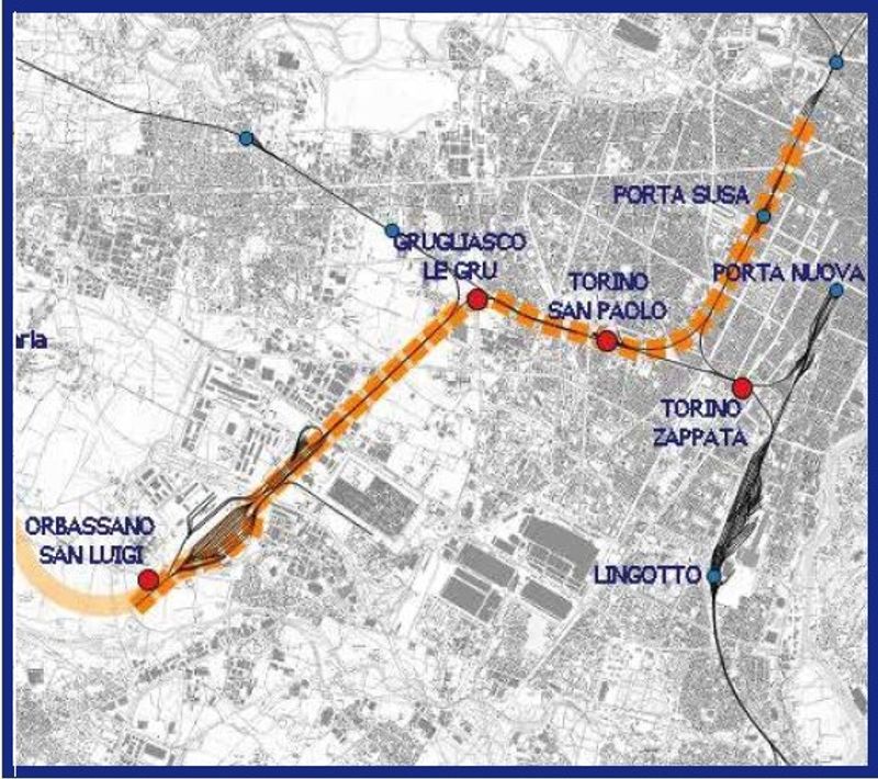 ORBASSANO - Ecco come procedono i lavori sulla linea Sfm5 per la nuova fermata Orbassano-San Luigi