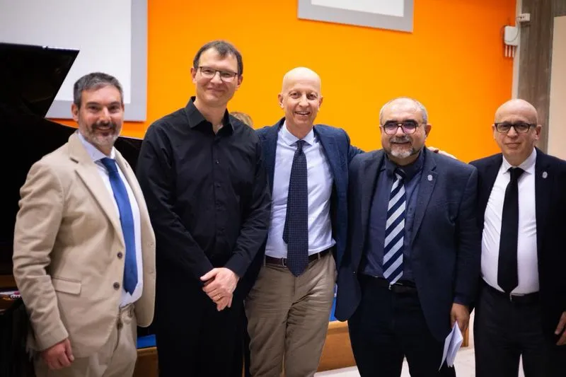 ORBASSANO - Applausi per il concerto del pianista Fulvio Raduano all'ospedale San Luigi - FOTO