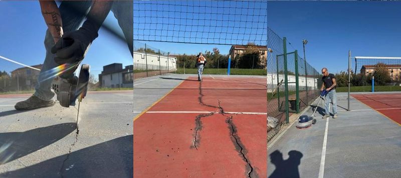 ORBASSANO - Riqualificata la piastra multisport della scuola dedicata a Davide Messinese - FOTO