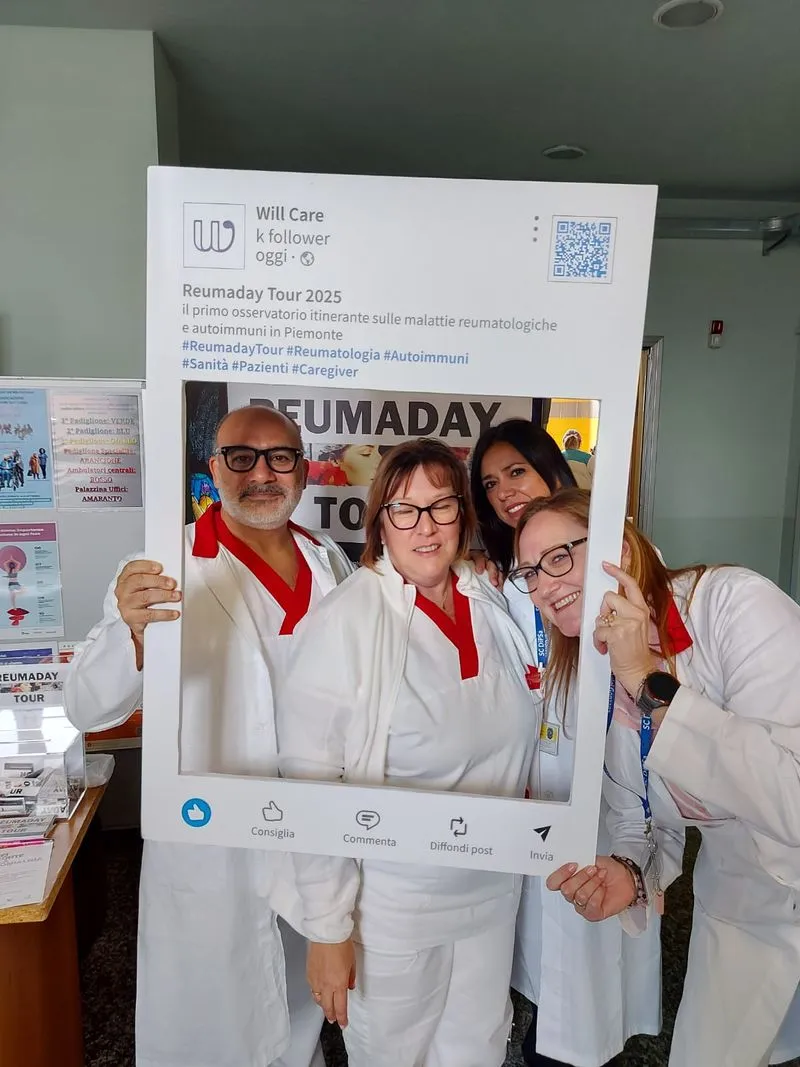 ORBASSANO - Il Reumaday Tour 2025 ha fatto la tappa all'ospedale San Luigi - FOTO