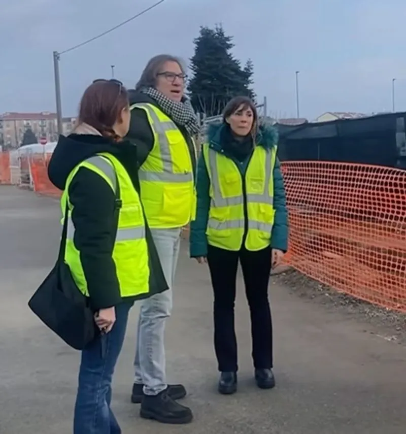 NICHELINO - Al via i lavori per realizzare la rotonda di via Prali