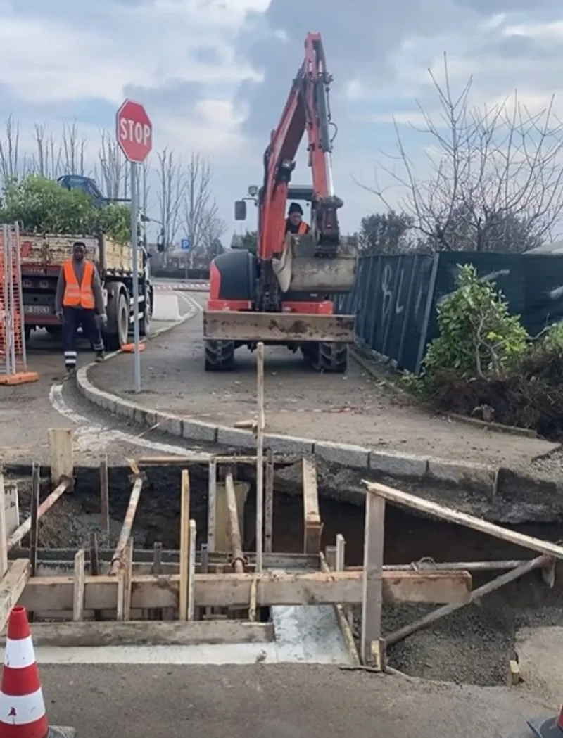 NICHELINO - Al via i lavori per realizzare la rotonda di via Prali