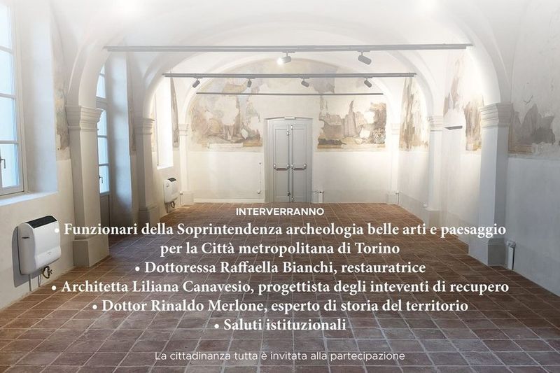 PIOBESI - Tutto pronto per l'inaugurazione dell'ex refettorio del convento dei Frati Minori