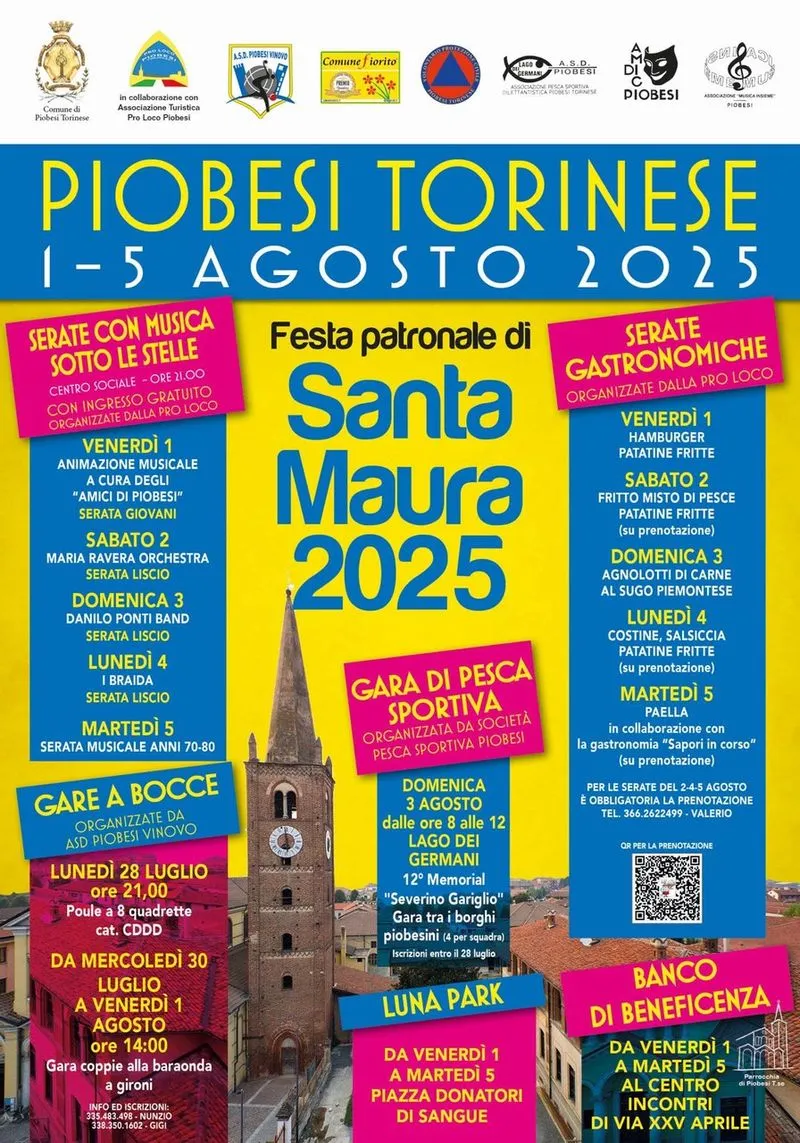 PIOBESI - Uno dei momenti più attesi dell’anno: la festa patronale di Santa Maura