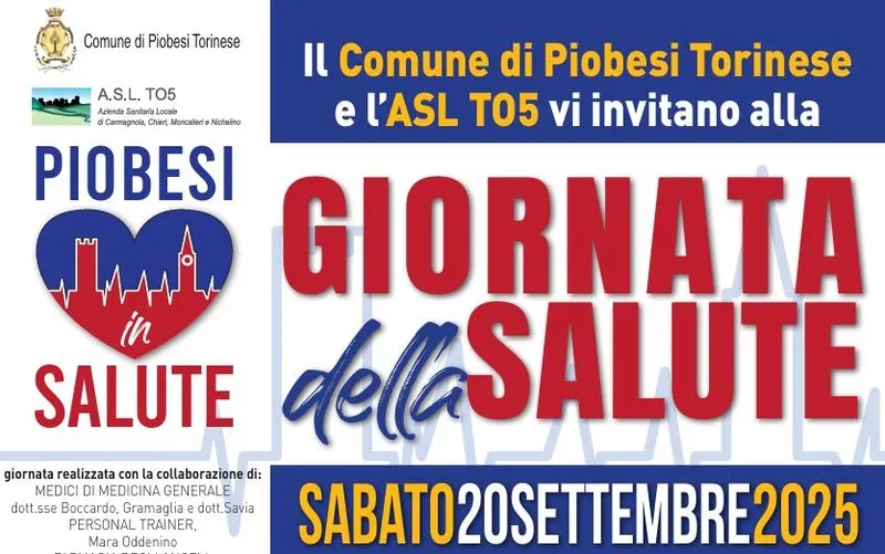 PIOBESI - Ecco la «Giornata della Salute», promossa dal Comune di Piobesi Torinese insieme all'Asl To5