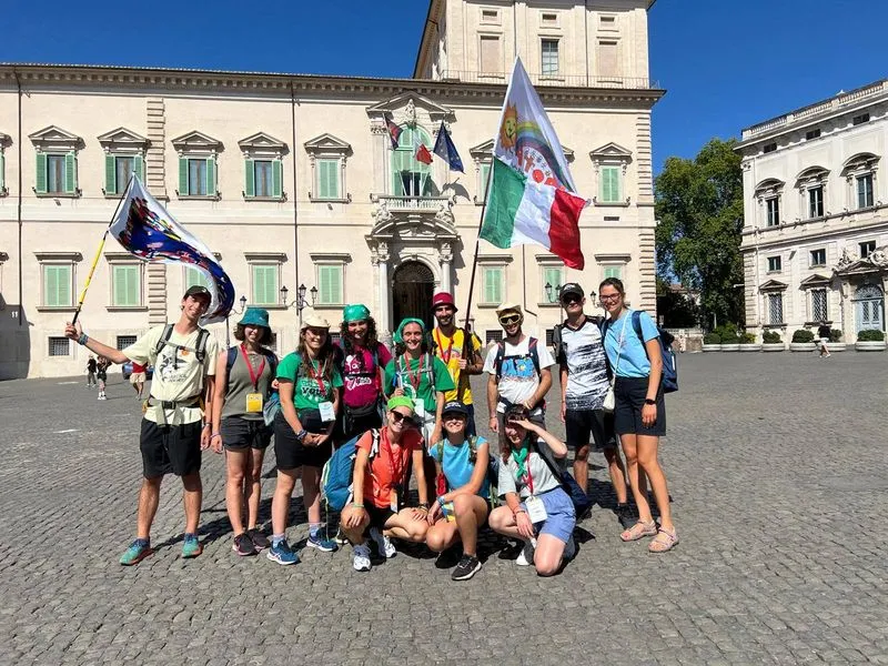 PIOBESI - I ragazzi di parrocchia e oratorio al Giubileo con i volontari della protezione civile - FOTO