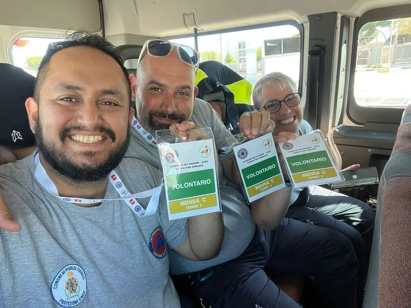 PIOBESI - I ragazzi di parrocchia e oratorio al Giubileo con i volontari della protezione civile - FOTO