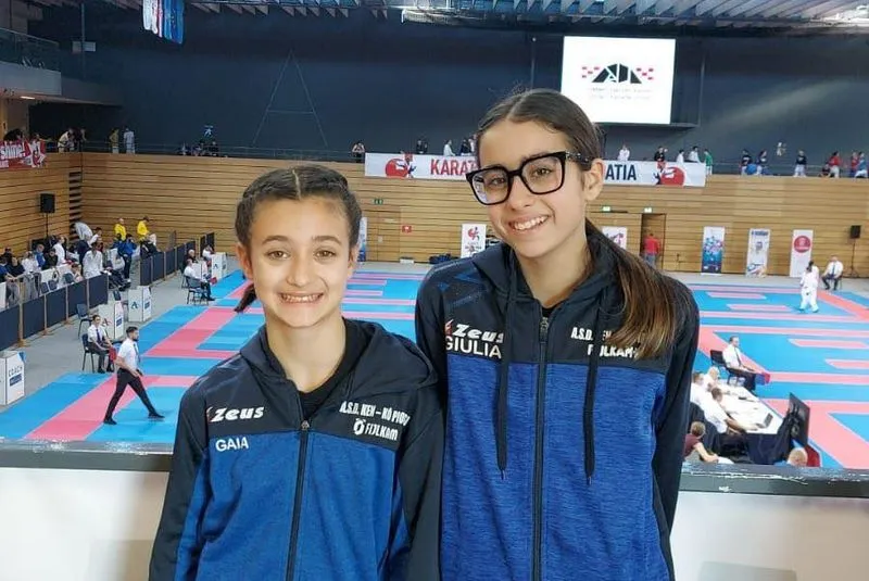 PIOBESI - Karate, Giulia e Gaia protagoniste al torneo internazionale in Croazia