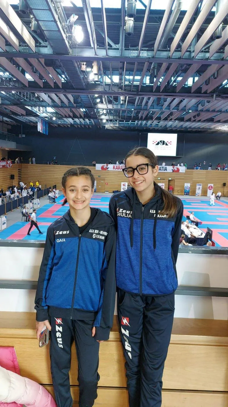 PIOBESI - Karate, Giulia e Gaia protagoniste al torneo internazionale in Croazia