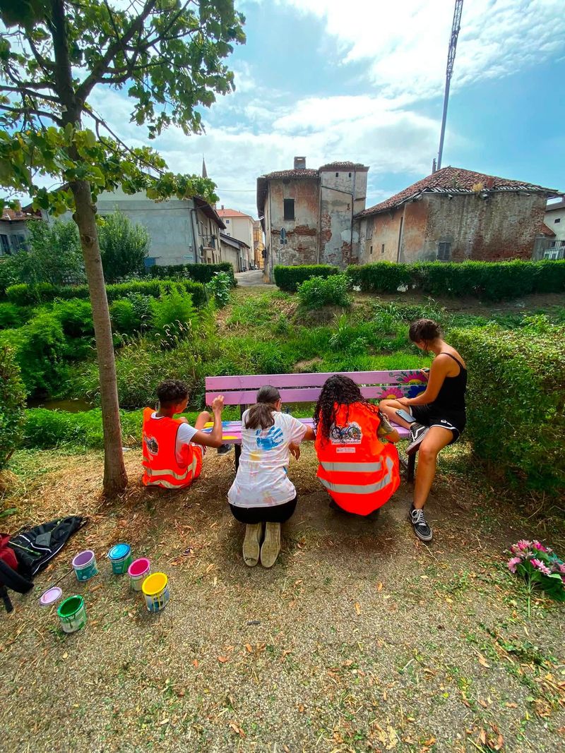 PIOBESI - Concluso Piazza Ragazzabile: i giovani hanno reso più bello il paese - FOTO
