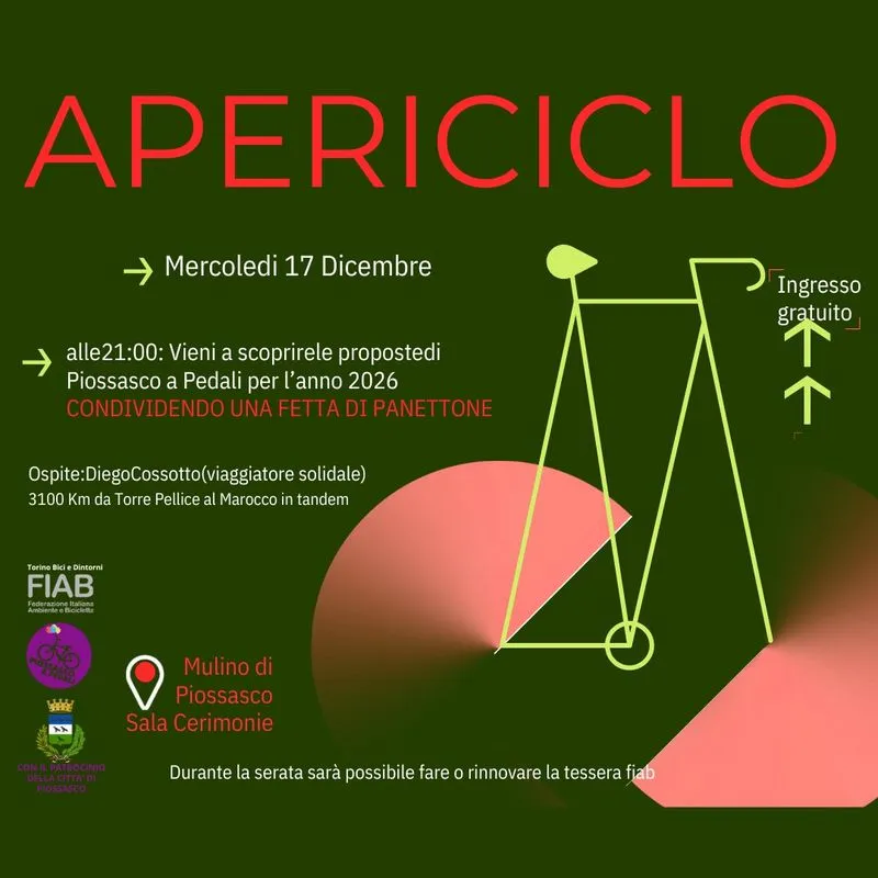 PIOSSASCO - Dal Piemonte a Marrakesh in tandem, l'atleta non vedente Diego Cossotto ospite di Apericiclo