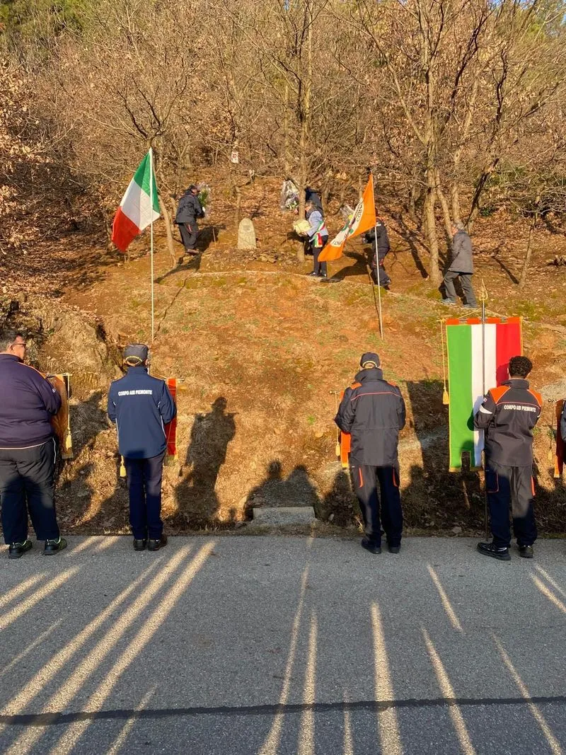 PIOSSASCO - Commemorato il volontario David Bertrand scomparso nel 1999