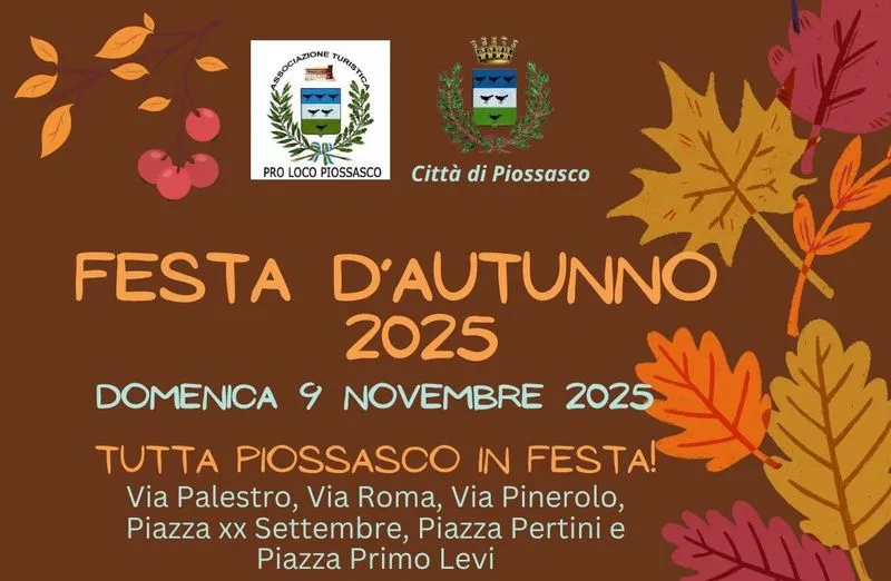 PIOSSASCO - Domenica arriva la festa d'autunno tra sapori, sport e divertimento