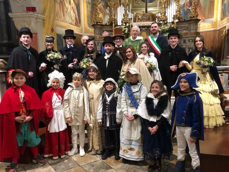 POIRINO - Un successo il Carnevale: applausi per Francesco e Michela: Barba Pero e Magna Danda 2026